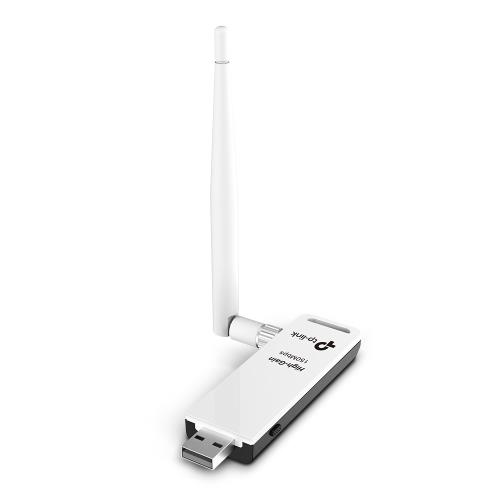 TP-LINK TL-WN722N 150 Mbps N Kablosuz Yüksek Kazanımlı 4dBi WIFI ADAPTÖR - Wireless Antenler ürünleri tekmarshop.com'da